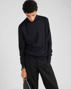 Hombre Prada TEJIDOS DE PUNTO^Jersey De Cuello Alto De Lana