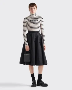 Mujer Prada TEJIDOS DE PUNTO^Jersey De Cuello Alto De Lana Superfina