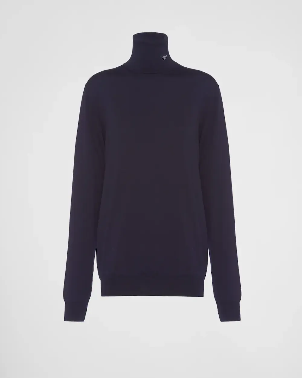 Mujer Prada TEJIDOS DE PUNTO^Jersey De Cuello Alto De Lana Superfina