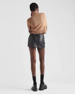 Mujer Prada TEJIDOS DE PUNTO^Jersey De Cuello Alto De Lana Y Cachemir