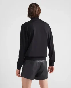 Hombre Prada TEJIDOS DE PUNTO^Jersey De Cuello Alto Superfino