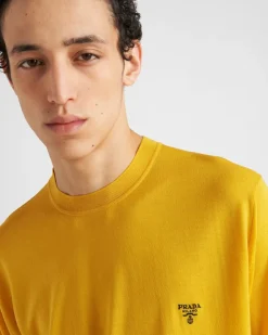 Hombre Prada TEJIDOS DE PUNTO^Jersey De Cuello Redondo De Lana Superfina