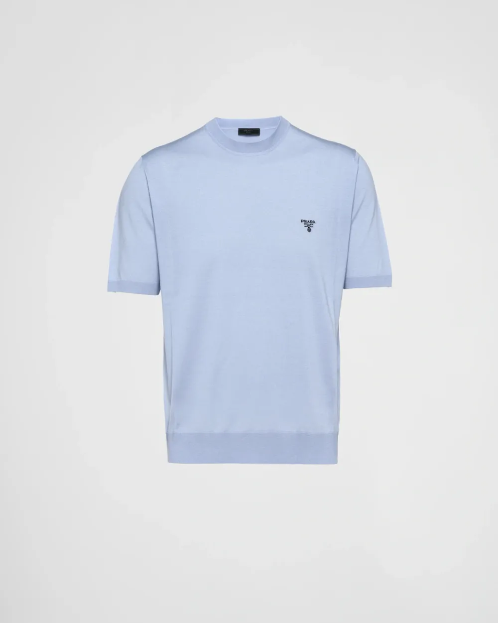 Hombre Prada TEJIDOS DE PUNTO^Jersey De Cuello Redondo De Lana Superfina