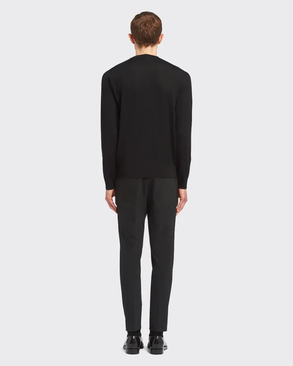 Hombre Prada TEJIDOS DE PUNTO^Jersey De Cuello Redondo De Lana Superfina