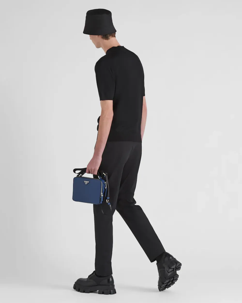 Hombre Prada TEJIDOS DE PUNTO^Jersey De Cuello Redondo De Lana Superfina