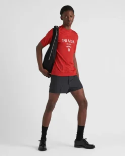 Hombre Prada TEJIDOS DE PUNTO^Jersey De Cuello Redondo De Lana Superfina