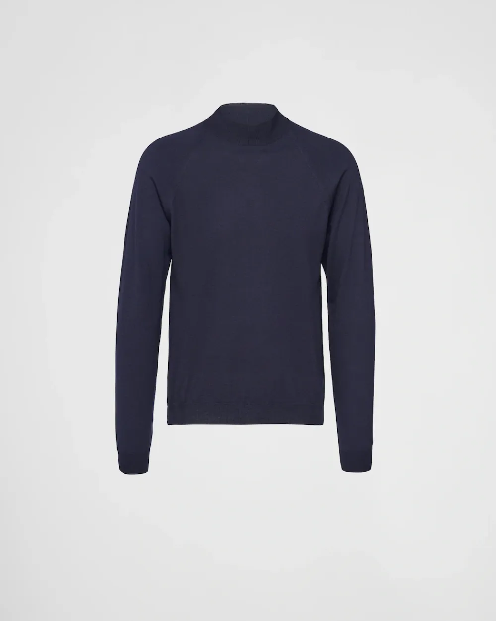 Hombre Prada TEJIDOS DE PUNTO^Jersey De Lana De Estambre Con Cuello Alto