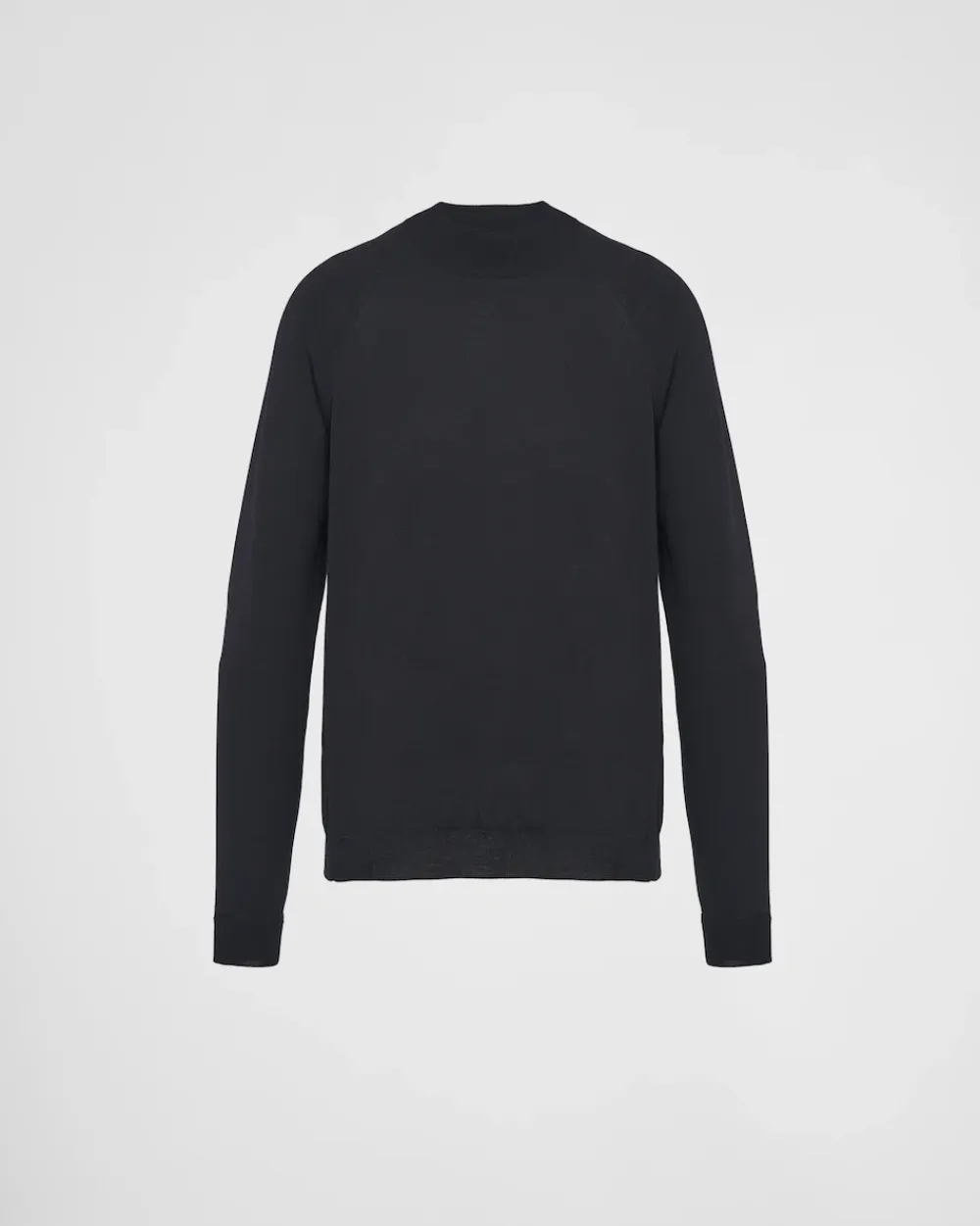 Hombre Prada TEJIDOS DE PUNTO^Jersey De Lana De Estambre Con Cuello Alto