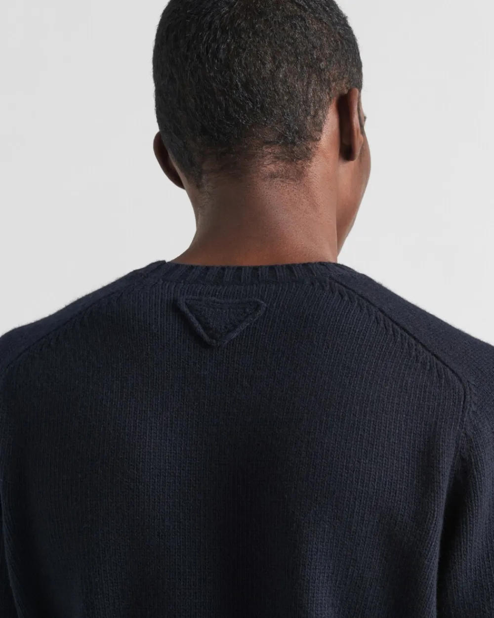 Hombre Prada TEJIDOS DE PUNTO^Jersey De Lana Y Cachemir Con Cuello Redondo