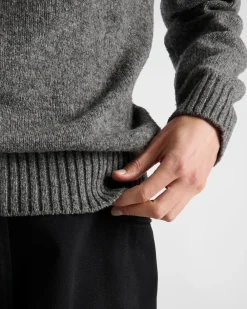 Mujer Prada TEJIDOS DE PUNTO^Jersey De Lana Y Cachemir Con Cuello Redondo