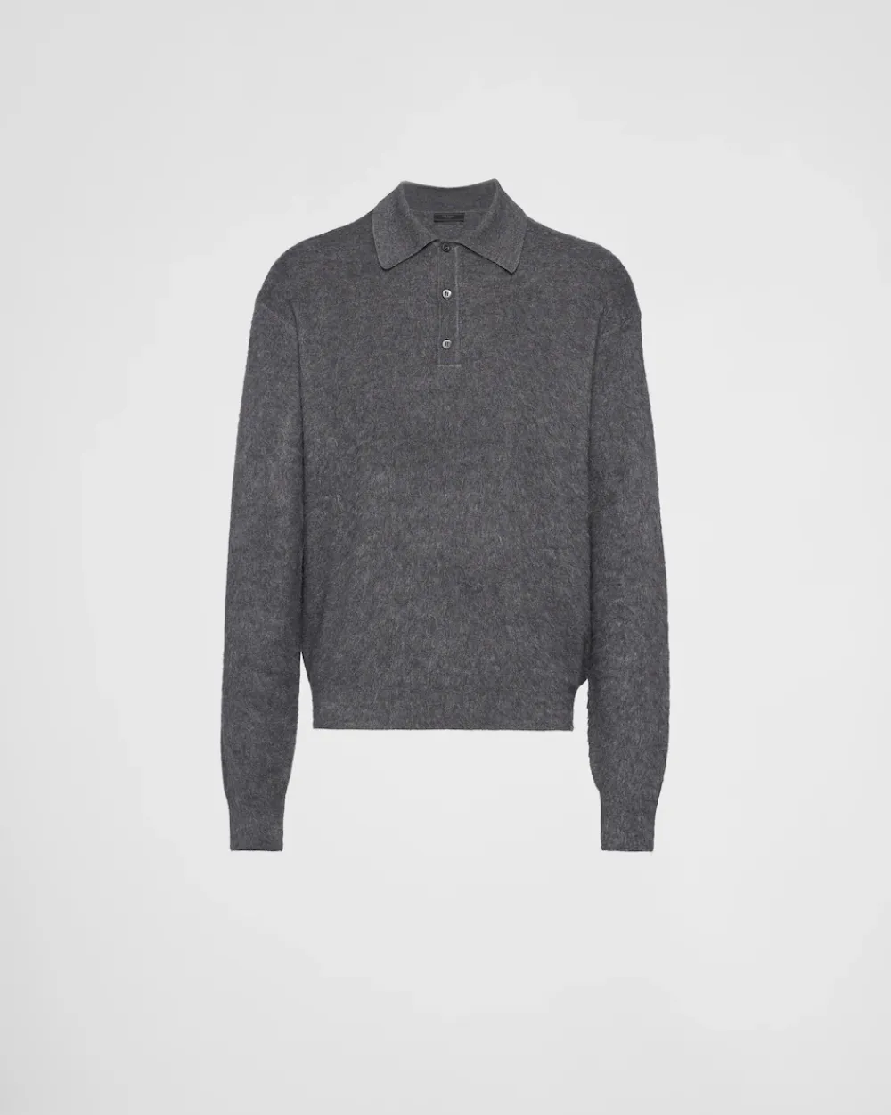Hombre Prada TEJIDOS DE PUNTO^Jersey Tipo Polo De Cachemir Y Seda