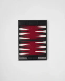 Mujer/Hombre Prada JUEGOS|JUEGOS Y ACCESORIOS PARA EL HOGAR^Juego Backgammon De Piel Saffiano
