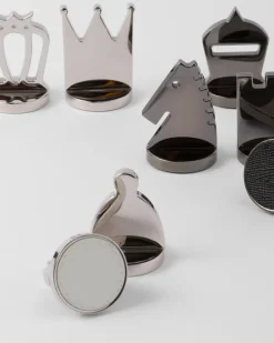 Mujer/Hombre Prada JUEGOS|JUEGOS Y ACCESORIOS PARA EL HOGAR^Juego De Ajedrez De Piel Saffiano