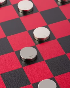 Mujer/Hombre Prada JUEGOS|JUEGOS Y ACCESORIOS PARA EL HOGAR^Juego De Damas En Piel Saffiano