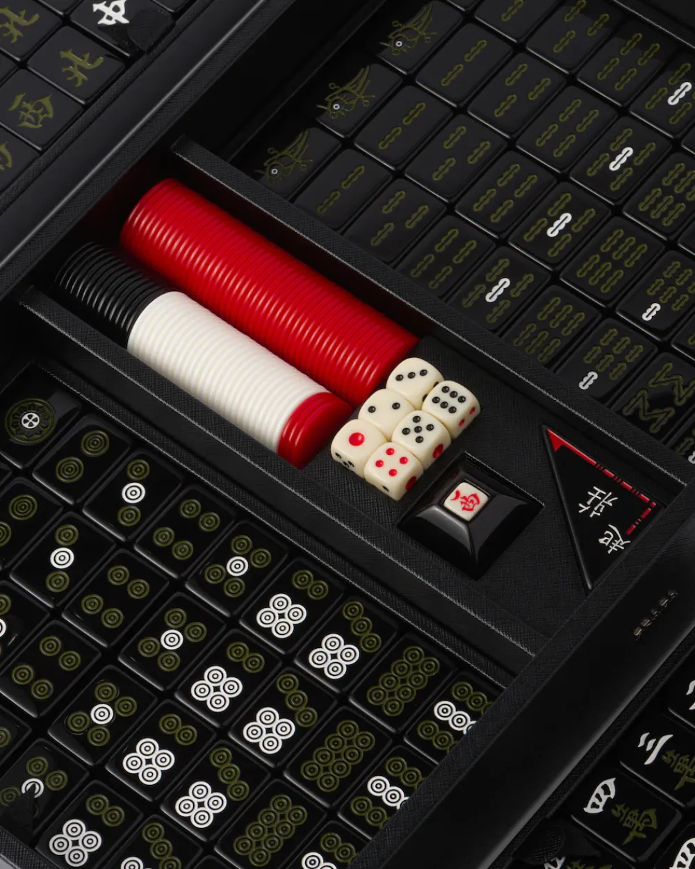 Mujer/Hombre Prada JUEGOS|JUEGOS Y ACCESORIOS PARA EL HOGAR^Juego De Mahjong De Piel