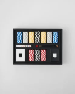 Mujer/Hombre Prada JUEGOS|JUEGOS Y ACCESORIOS PARA EL HOGAR^Juego De Póker De Piel Saffiano