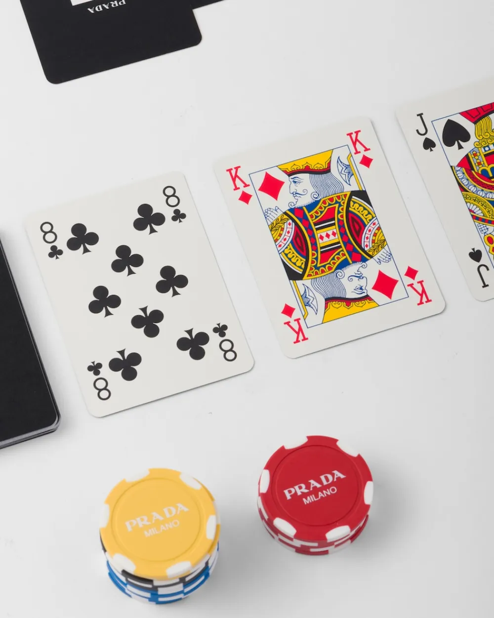 Mujer/Hombre Prada JUEGOS|JUEGOS Y ACCESORIOS PARA EL HOGAR^Juego De Póker De Piel Saffiano
