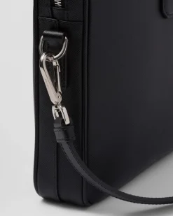 Mujer/Hombre Prada MALETAS|MALETAS^Leather Briefcase