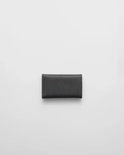 Hombre Prada CARTERAS Y TARJETEROS^Llavero De Piel Saffiano