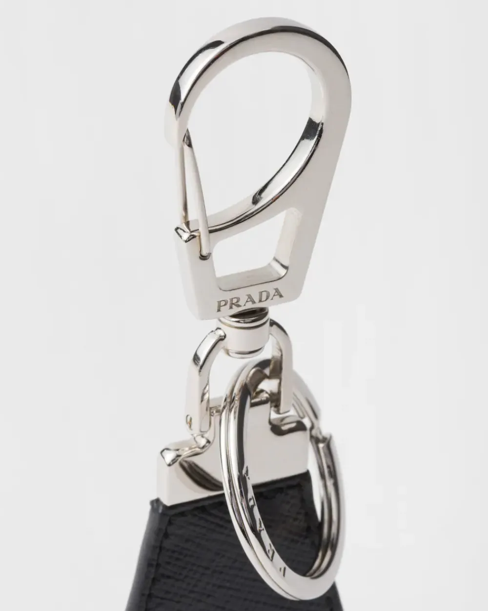 Hombre Prada ACCESORIOS TECNOLÓGICOS Y LLAVEROS^Llavero De Piel Saffiano