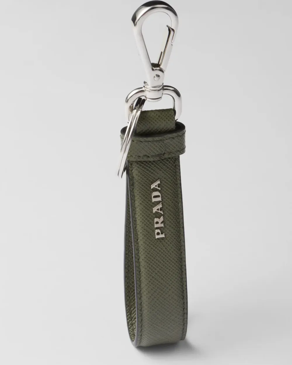 Hombre Prada ACCESORIOS TECNOLÓGICOS Y LLAVEROS^Llavero De Piel Saffiano