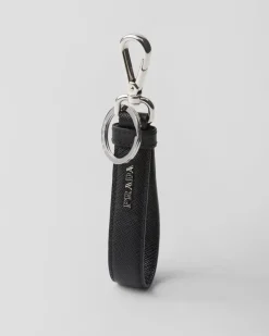 Hombre Prada ACCESORIOS TECNOLÓGICOS Y LLAVEROS^Llavero De Piel Saffiano