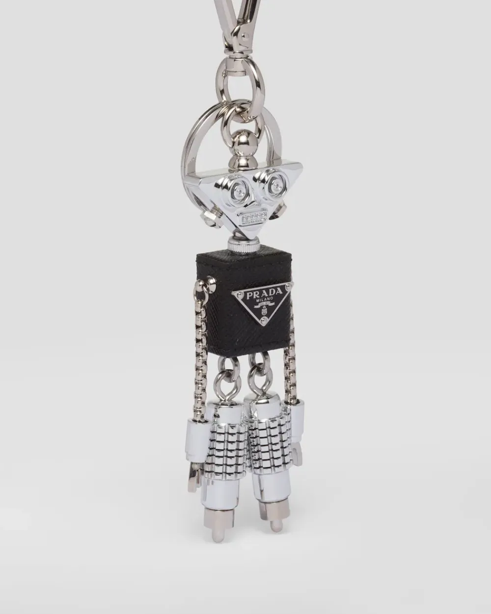 Mujer Prada ACCESORIOS TECNOLÓGICOS Y LLAVEROS^Llavero De Robot De Piel Saffiano