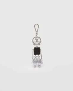Mujer Prada ACCESORIOS TECNOLÓGICOS Y LLAVEROS^Llavero De Robot De Piel Saffiano