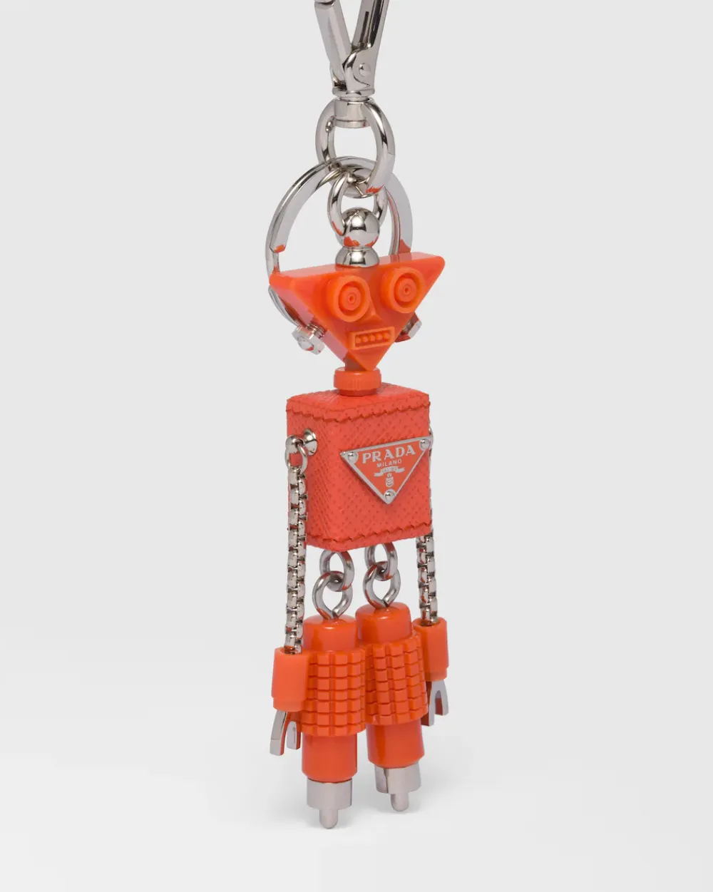 Hombre Prada ACCESORIOS TECNOLÓGICOS Y LLAVEROS^Llavero De Robot En Piel Saffiano