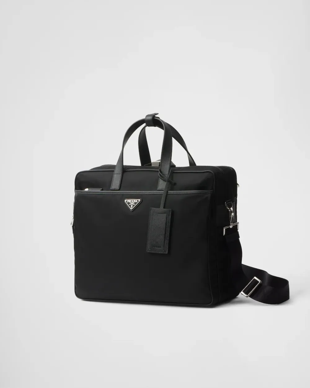 Mujer/Hombre Prada COLECCIÓN MASCULINA|MALETAS^Maletín De Re-nylon Y Piel Saffiano