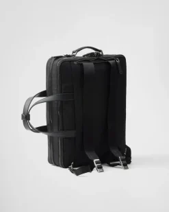 Mujer/Hombre Prada COLECCIÓN MASCULINA|MALETAS^Maletín De Re-nylon Y Piel Saffiano