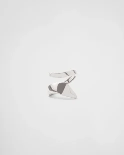 Hombre Prada COLECCIÓN DE JOYERÍA ELEGANTE^Minianillo De Serpiente Eternal Gold Toi Et Moi En Oro Blanco