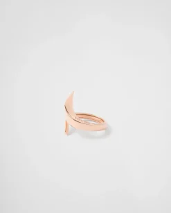 Mujer/Hombre Prada COLECCIÓN DE JOYERÍA ELEGANTE|COLECCIÓN DE JOYERÍA ELEGANTE^Minianillo De Serpiente Eternal Gold Toi Et Moi En Oro Rosa