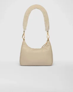 Mujer Prada MINIBOLSOS|MINIBOLSOS^Minibolso De Re-nylon Y Borreguillo