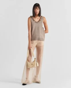 Mujer Prada MINIBOLSOS|MINIBOLSOS^Minibolso De Re-nylon Y Borreguillo