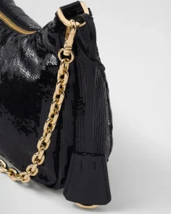 Mujer Prada PRADA RE-EDITION|MINIBOLSOS^Minibolso De Re-nylon Y Lentejuelas Re-edition