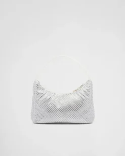 Mujer Prada PRADA RE-EDITION|MINIBOLSOS^Minibolso De Satén Con Cristales
