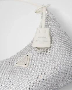 Mujer Prada PRADA RE-EDITION|MINIBOLSOS^Minibolso De Satén Con Cristales