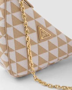 Mujer Prada MINIBOLSOS|MINIBOLSOS^Minibolso De Tejido De Jacquard Bordado