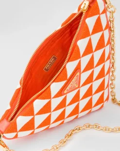 Mujer Prada MINIBOLSOS|MINIBOLSOS^Minibolso De Tejido De Jacquard Bordado