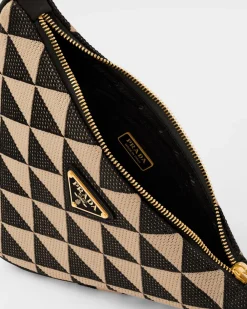 Mujer Prada MINIBOLSOS|MINIBOLSOS^Minibolso De Tejido De Jacquard Bordado