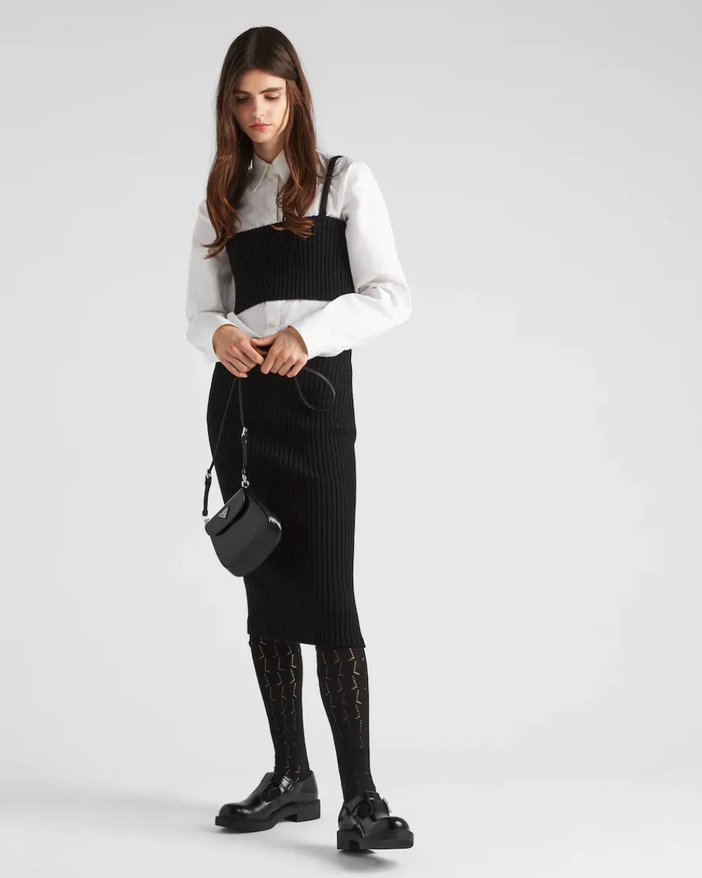 Mujer Prada PRADA CLEO|MINIBOLSOS^Minibolso En Piel Cepillada Cleo