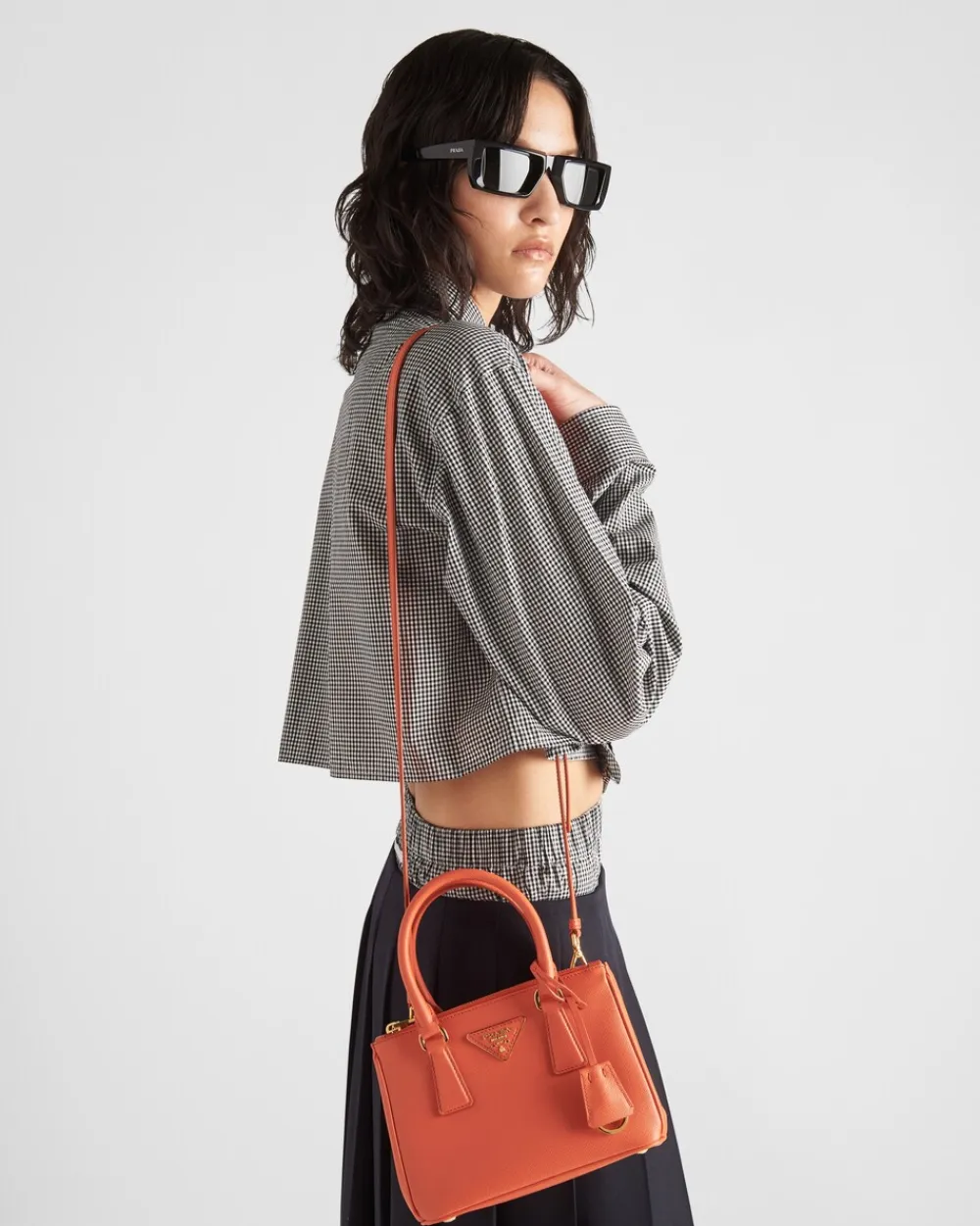 Mujer Prada MINIBOLSOS|MINIBOLSOS^Minibolso Galleria De Piel Saffiano