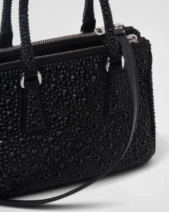 Mujer Prada BOLSOS CON ASA SUPERIOR|BOLSOS CON ASA SUPERIOR^Minibolso Galleria De Satén Y Cristales