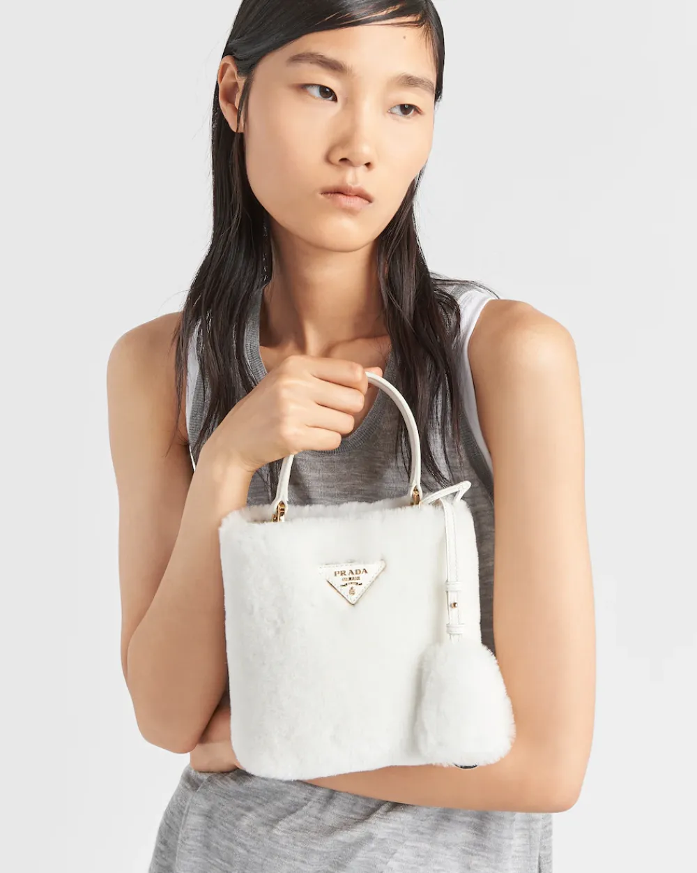 Mujer Prada MINIBOLSOS|MINIBOLSOS^Minibolso Panier De Borreguillo