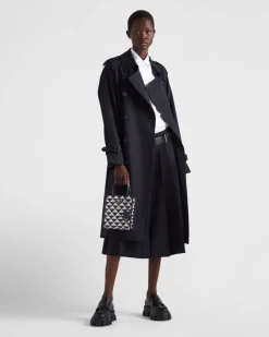 Mujer Prada BOLSOS CON ASA SUPERIOR|BOLSOS CON ASA SUPERIOR^Minibolso Symbole De Tela Bordada