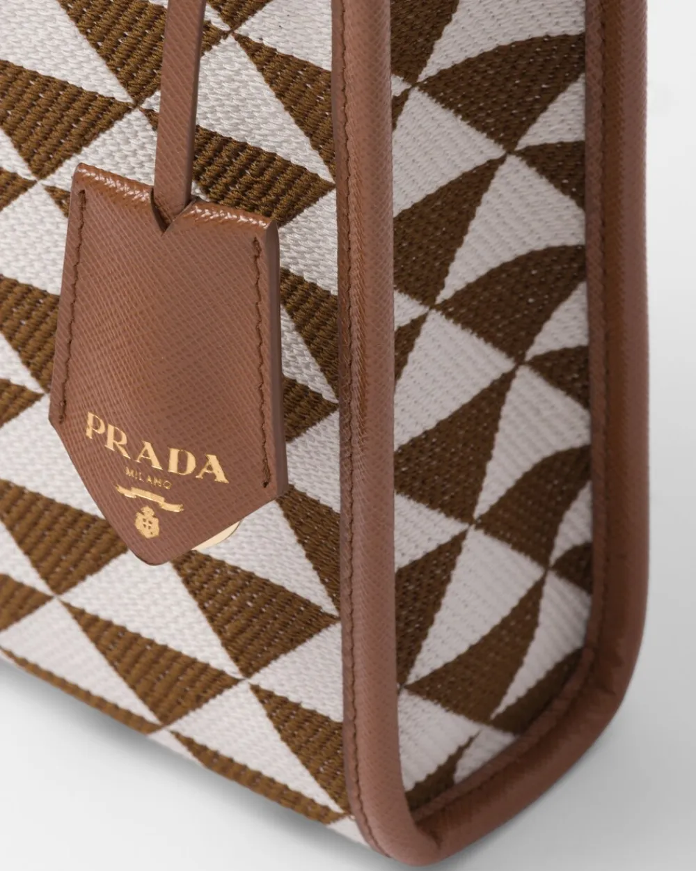 Mujer Prada BOLSOS CON ASA SUPERIOR|BOLSOS CON ASA SUPERIOR^Minibolso Symbole De Tela Bordada