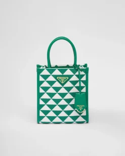 Mujer Prada MINIBOLSOS|MINIBOLSOS^Minibolso Symbole De Tela Bordada