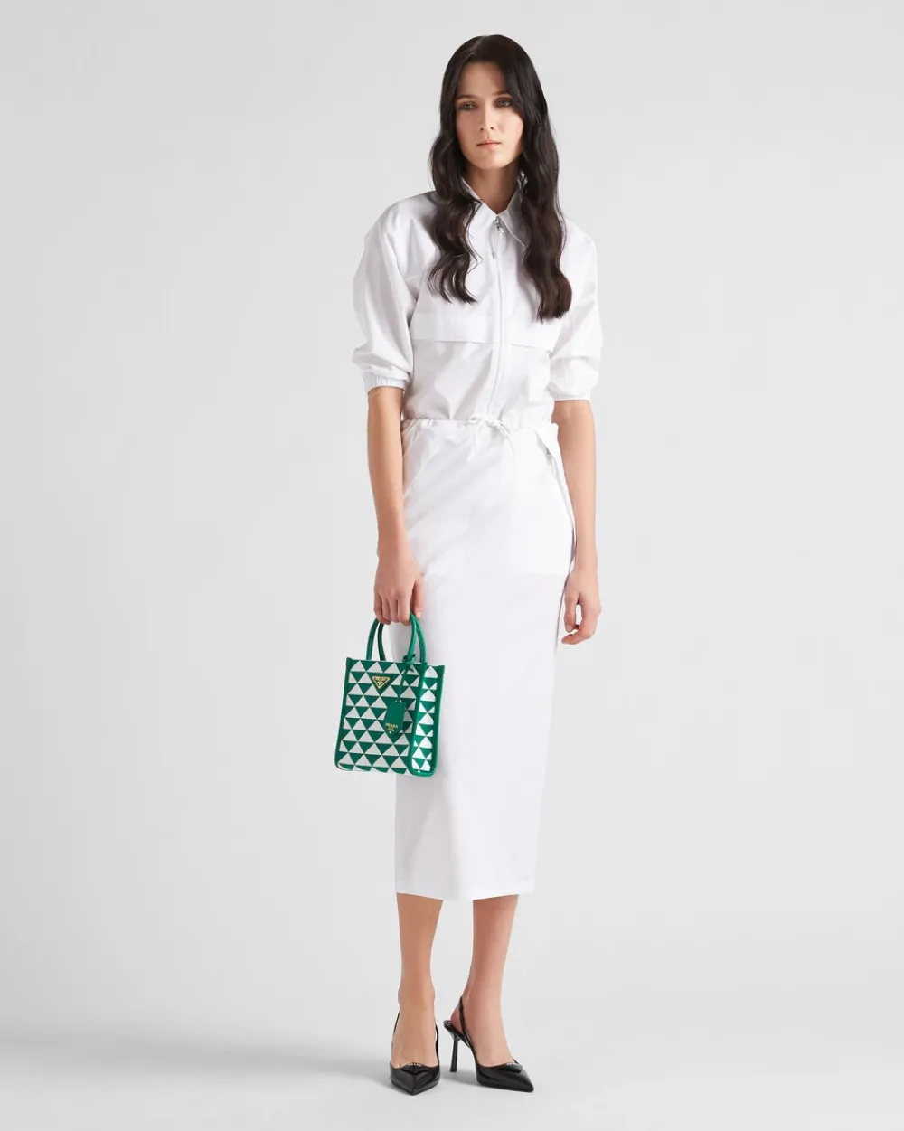 Mujer Prada MINIBOLSOS|MINIBOLSOS^Minibolso Symbole De Tela Bordada