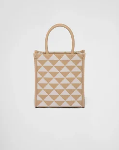 Mujer Prada MINIBOLSOS|MINIBOLSOS^Minibolso Symbole De Tela Bordada